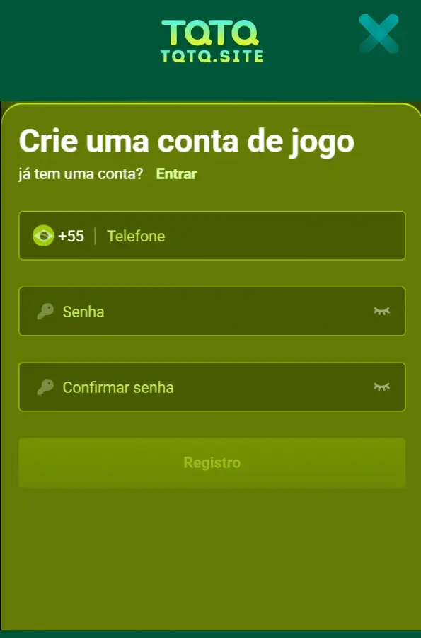 Registrar no TQTQ